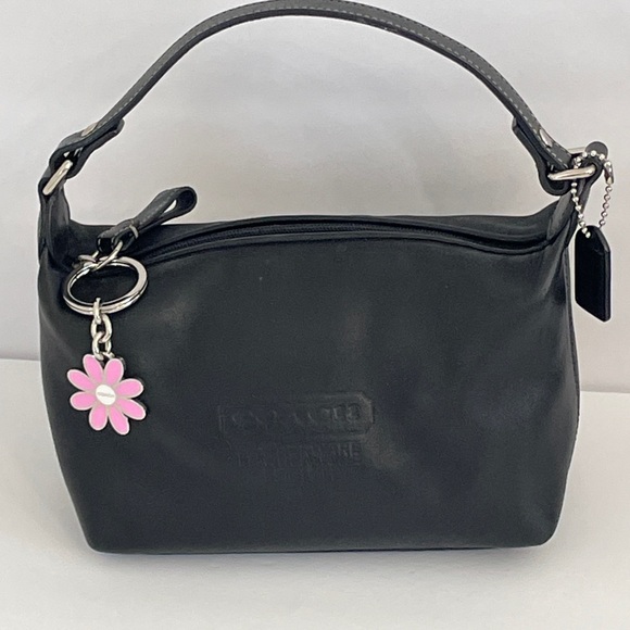 Coach Vintage Daisy Key Fob Bag Charm - Picture 5 of 5